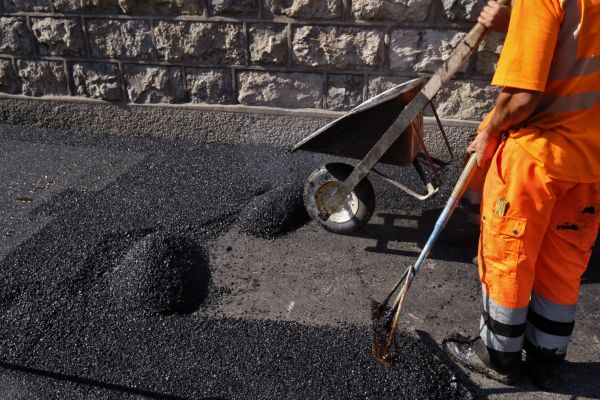 Porous Paving Installation in Sherman