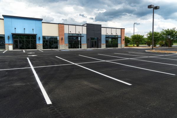 Parking Lot Blacktopping in Sherman